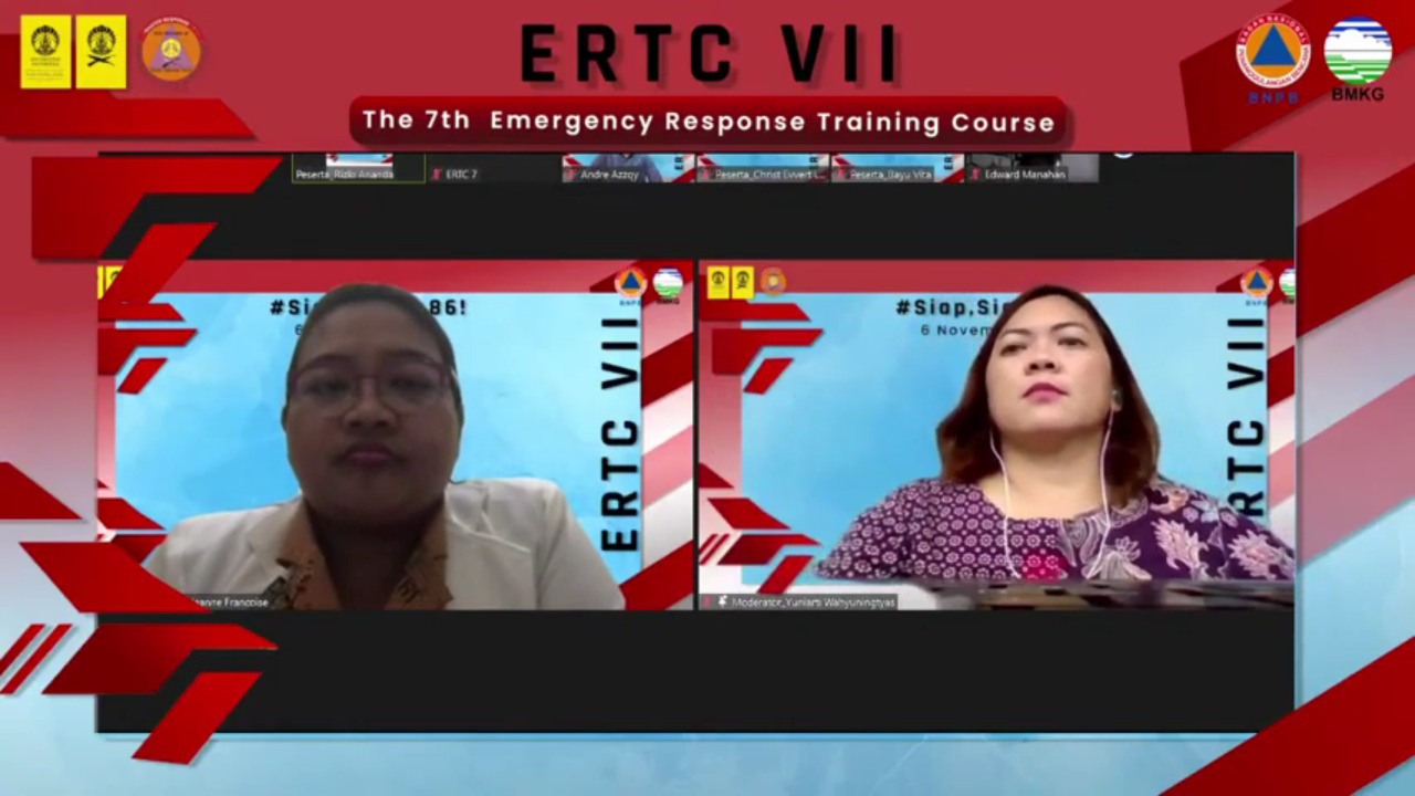 Jeanne Francoise, Lecturer of President University, speaker of National Seminar of 7th ERTC